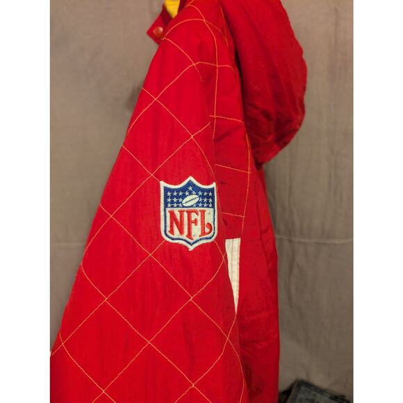 VTG Starter Pro Line Chiefs Puffer Jacket SZ XL - Picture 5 of 5